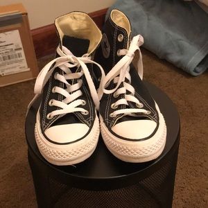 High top converse.